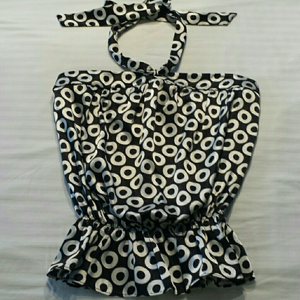 White House Black Market silky halter top